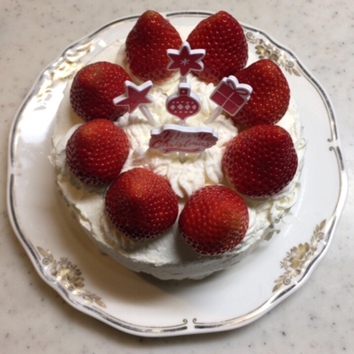クリスマスケーキ〜チョコスポンジver.〜